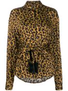 Marcelo Burlon County Of Milan Leopard Shirt Multicolor Black - Brown