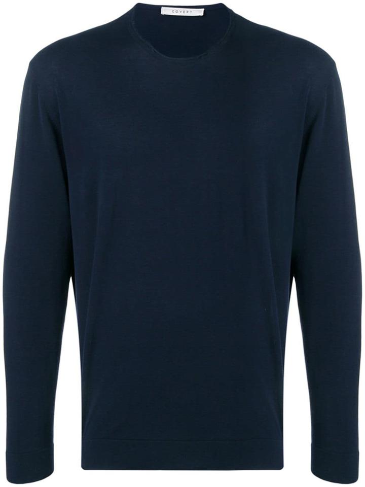 Covert Crew Neck Sweater - Blue