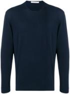 Covert Crew Neck Sweater - Blue