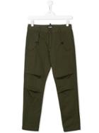 Dsquared2 Kids Inverted Pleat Detail Trousers - Green