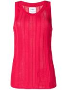 Barrie Fine Knit Tank Top - Pink