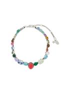 Radà Multicoloured Stone Necklace - Metallic