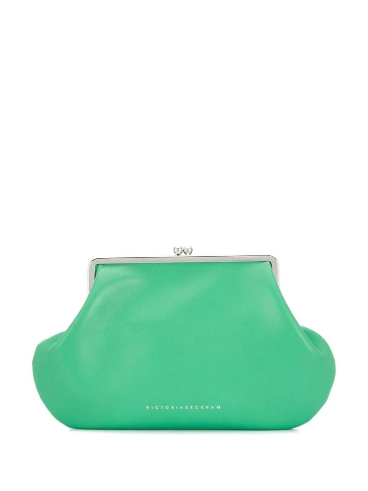 Victoria Beckham Pocket Clutch Bag - Green