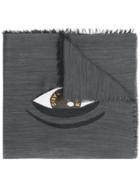 Kenzo World Scarf - Grey