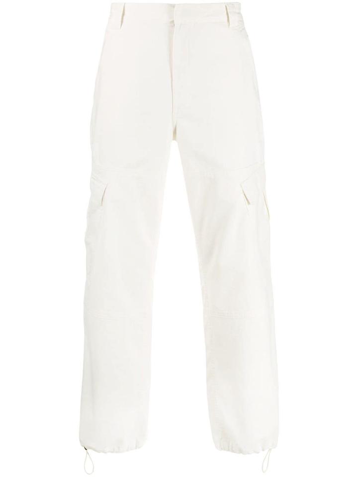 Phipps Drawstring-leg Cargo Trousers - White