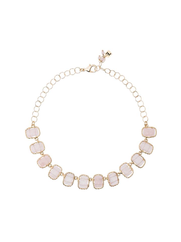 Rosantica Peppermint Choker Necklace - Nude & Neutrals