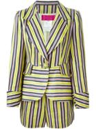 Christian Lacroix Vintage Striped Shorts Suit