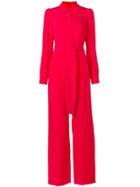 Goat Hendrix Belted Jumpsuit - Red