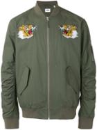 Edwin - Flight Souvenir Jacket - Men - Cotton/nylon - S, Green, Cotton/nylon