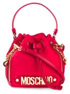 Moschino Logo Bucket Shoulder Bag