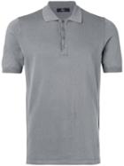 Fay - Classic Polo Shirt - Men - Cotton - 46, Grey, Cotton