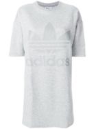 Adidas Adidas Originals Trefoil Print Dress - Grey