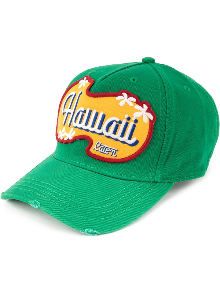 Dsquared2 Hawaii Baseball Cap - Green