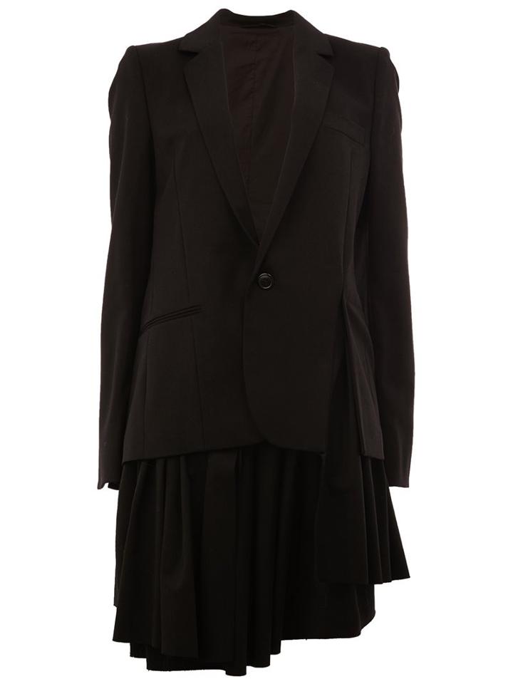 A.f.vandevorst Draped Skirted Blazer