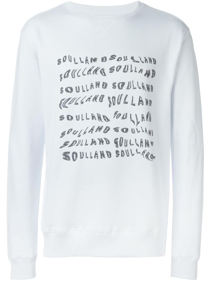 Soulland 'power' Sweatshirt, Men's, Size: Xl, White, Cotton