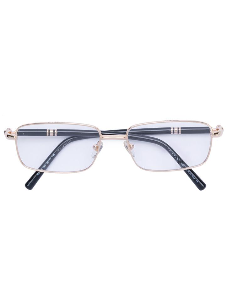 Montblanc Square Frame Glasses - Black