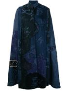 By Walid 'wsima' Cape, Women's, Size: Medium, Blue, Silk/cotton