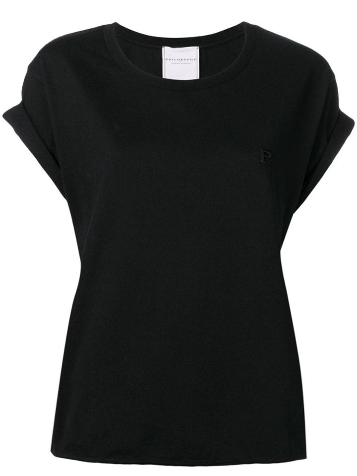 Philosophy Di Lorenzo Serafini Black T-shirt