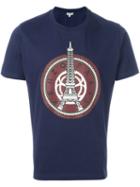 Kenzo 'eiffel Tower' T-shirt, Men's, Size: Medium, Blue, Cotton