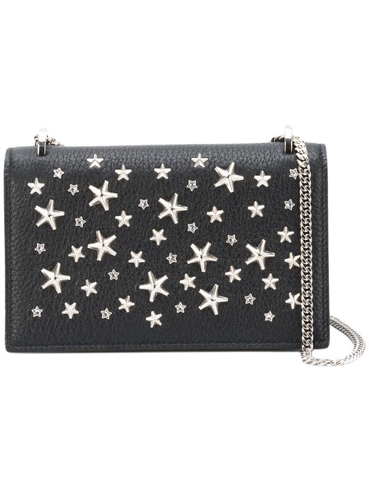 Jimmy Choo - Floridad Shoulder Bag - Women - Leather/metal - One Size, Black, Leather/metal