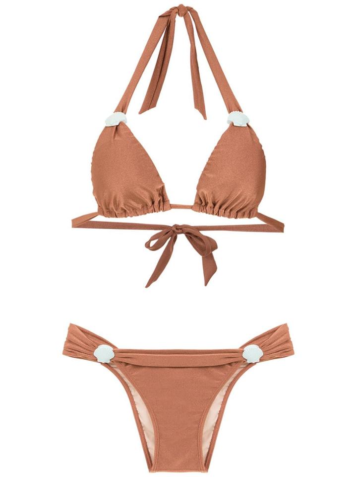Adriana Degreas Cinque Bikini Set - Brown