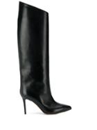 Alexandre Vauthier Stiletto Knee High Boots - Black