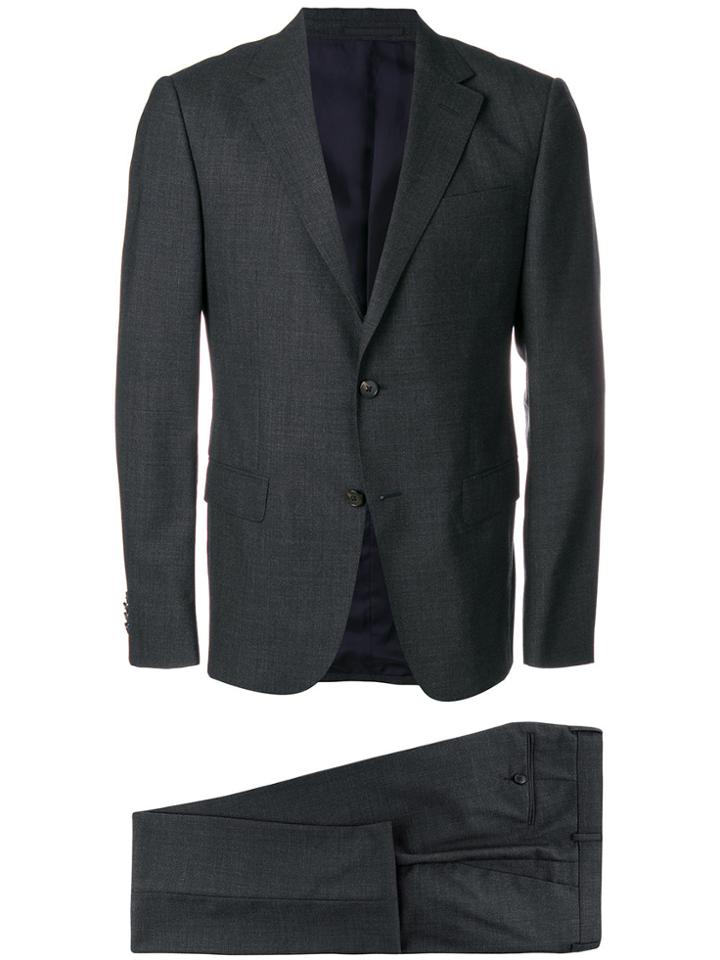 Z Zegna Slim Single Breasted Suit - Grey