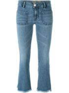 Don't Cry 'ella' Cropped Jeans, Women's, Size: 30, Blue, Cotton/spandex/elastane/modal