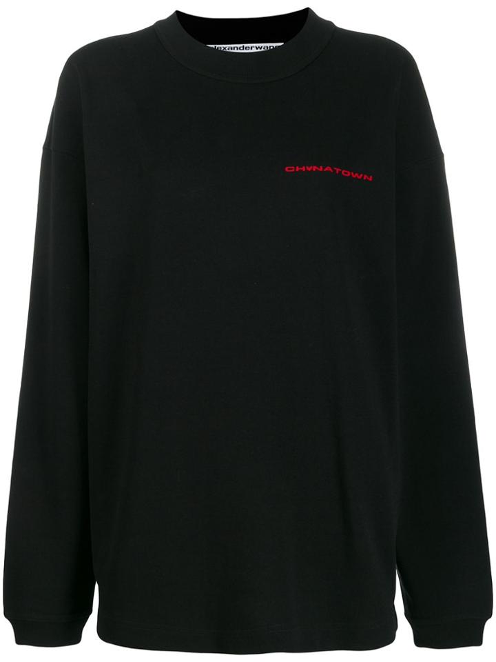 Alexander Wang Chynatown Print Sweatshirt - Black