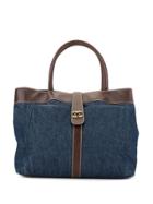 Chanel Pre-owned 01's Denim Hand Bag - Blue