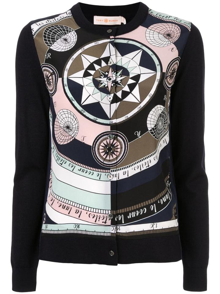 Tory Burch Printed Button Cardigan - Multicolour