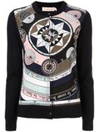 Tory Burch Printed Button Cardigan - Multicolour