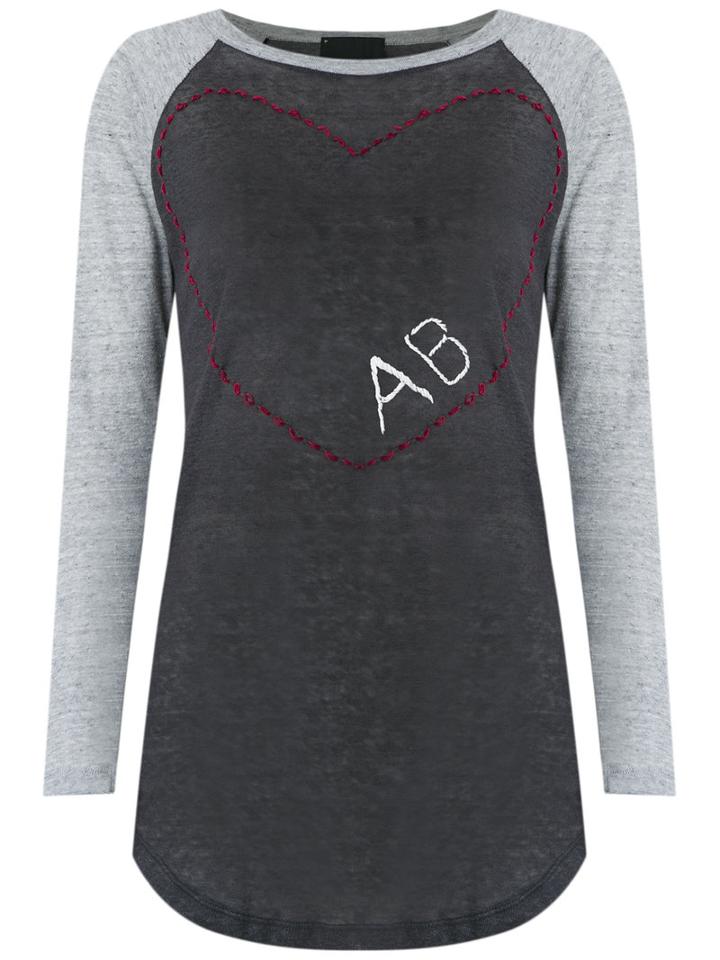 Andrea Bogosian - Embroidered Top - Women - Cotton/linen/flax - G, Grey, Cotton/linen/flax