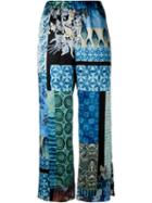 Ermanno Gallamini Floral Print Trousers