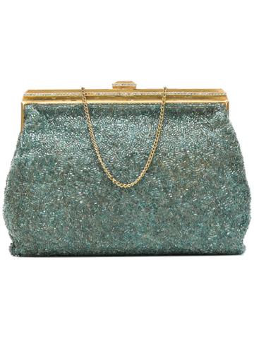 Rewind Vintage Affairs Beaded Handbag - Green