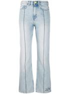 Wendy Jim Stripe Detail Jeans - Blue