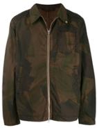 Closed Camouflage Print Jacket - Brown