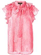 Robert Rodriguez Pauline Velvet Top - Pink