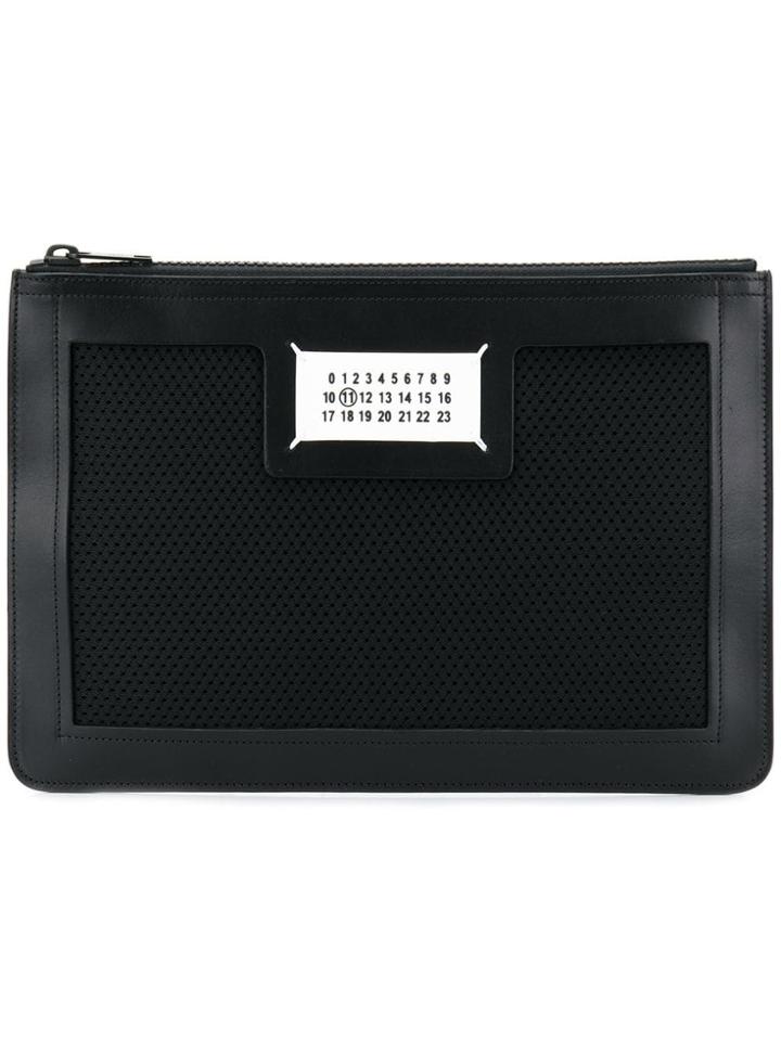 Maison Margiela Perforated Clutch - Black