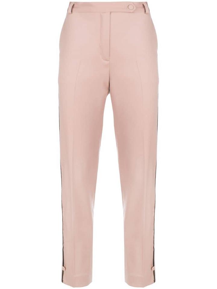 Styland Cropped Straight Leg Trousers - Neutrals