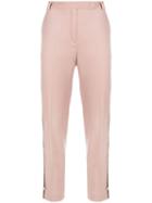 Styland Cropped Straight Leg Trousers - Neutrals