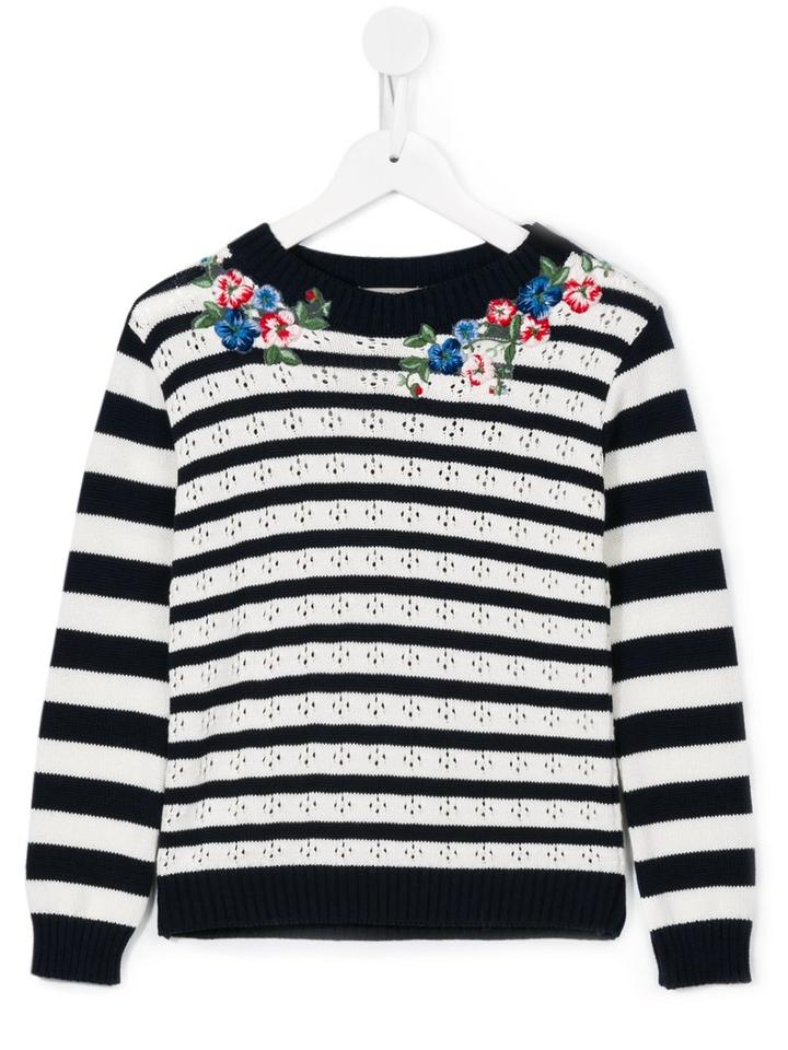 Ermanno Scervino Junior Striped Jumper, Girl's, Size: 12 Yrs, Blue