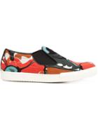 Marni Psychedelic Print Slip-on Sneakers