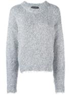 Dolce & Gabbana Metallic (grey) Jumper, Women's, Size: 42, Polyester/polyamide
