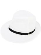 Ca4la - Woven Panama Hat - Women - Abaca/silk - M, White, Abaca/silk