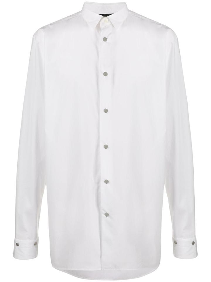 Zucca Removable Classic Collar Shirt - White