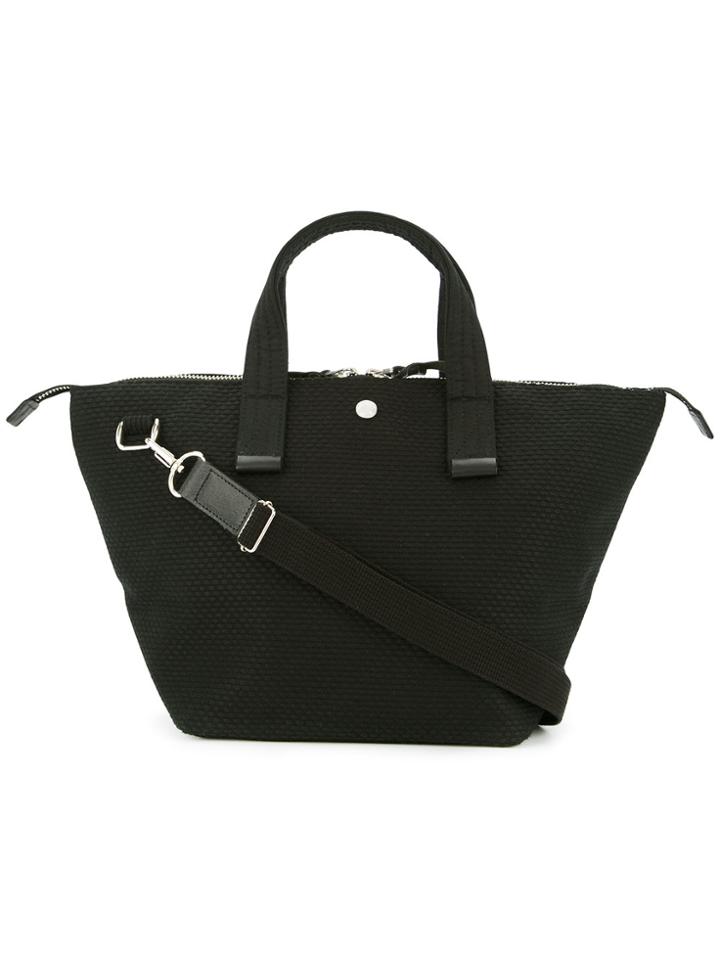 Cabas Bowler Small Tote - Black