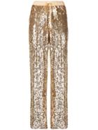 P.a.r.o.s.h. Sequin Joggers - Gold