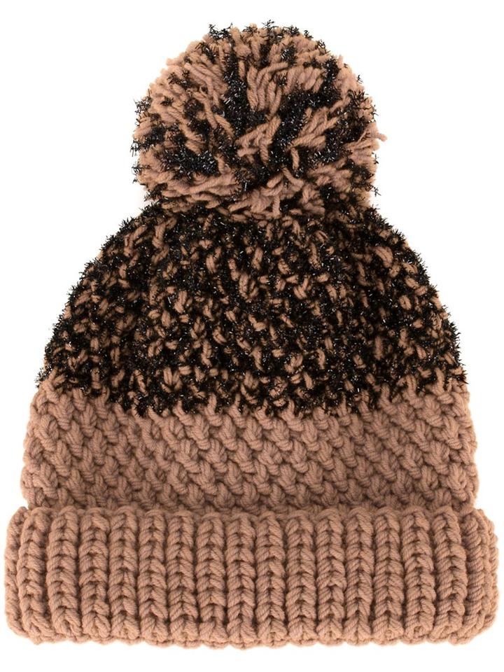 7ii 'nanda' Beanie, Women's, Brown, Wool