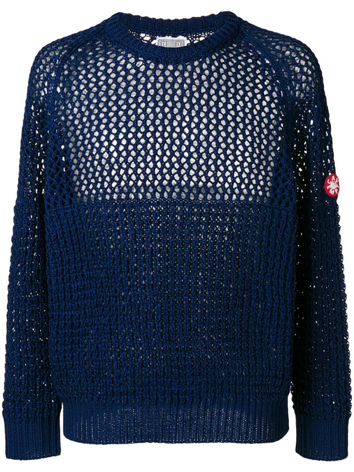 Cav Empt Loose Knit Sweatshirt - Blue